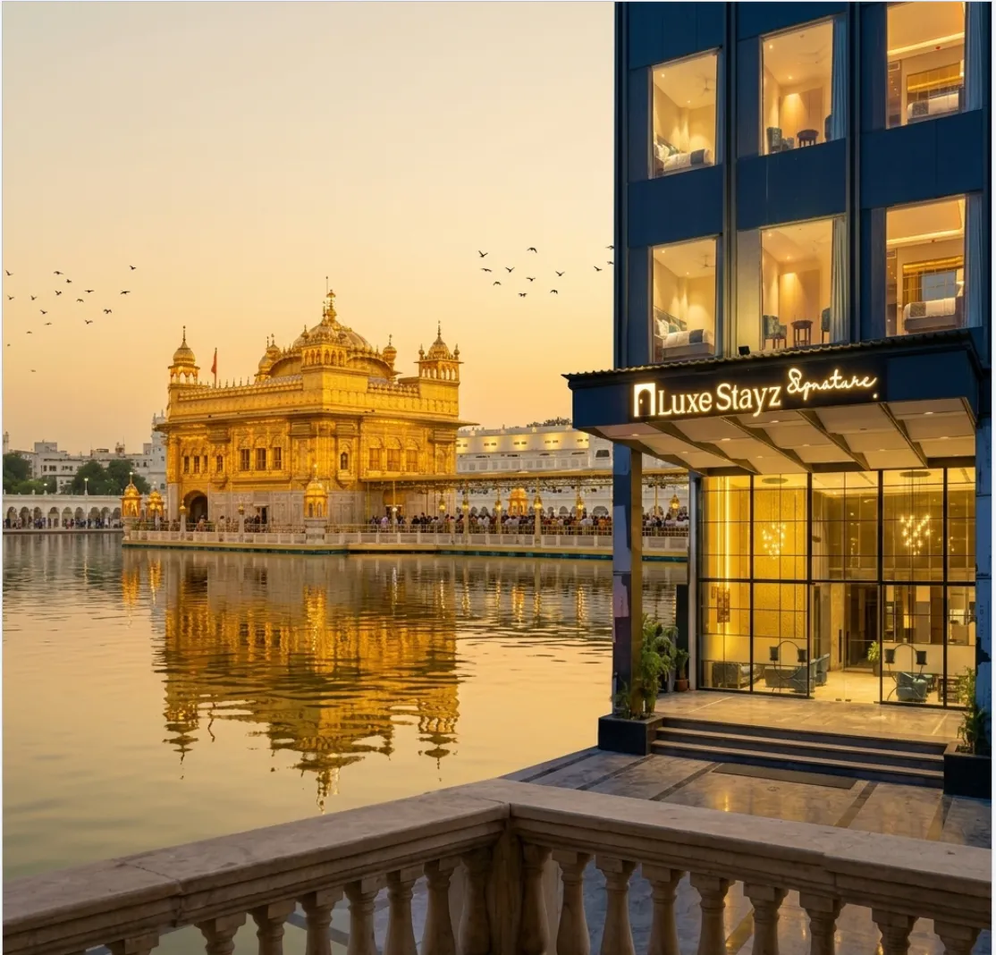 LuxeStayz Premium Hotel Interior - Curated Luxury Stays in India