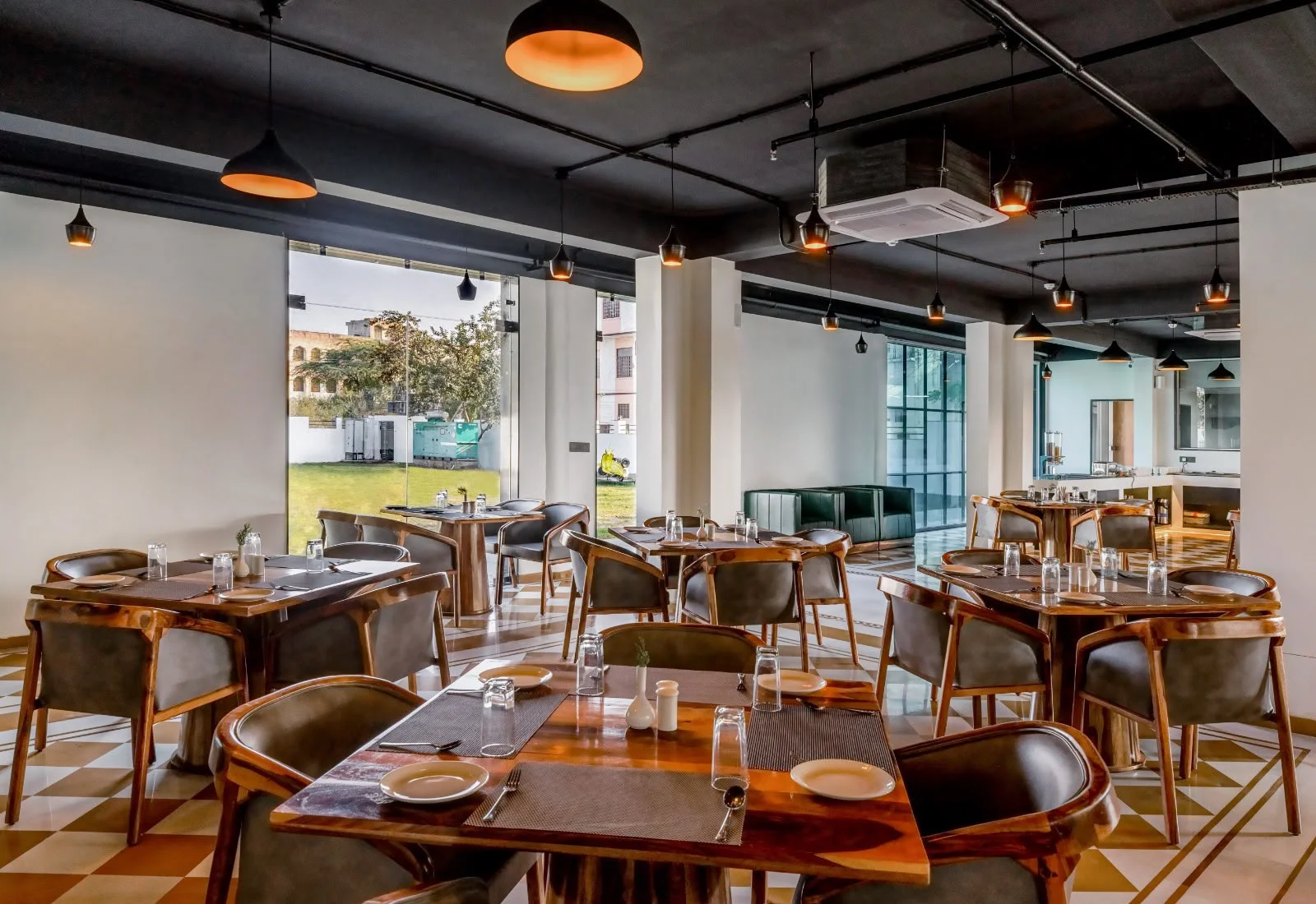 Aravali Tree ground floor multi-cuisine restaurant